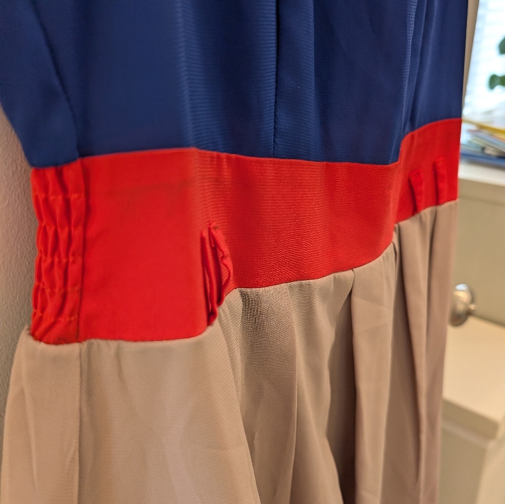 Stylish Colorblock Dress - Picture 8 of 10